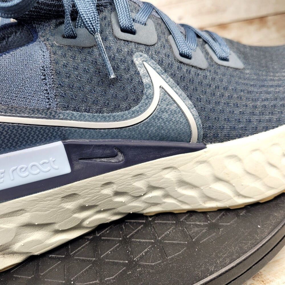 Nike React Men Size 13 Infinity Run Flyknit Blue … - image 4